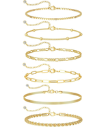 Gold Bracelets for Women Waterproof, 14K Gold Plated Jewelry Sets Trendy... - €19,96 EUR Gold Bracelets for Women Waterproof, 14K Gold Plated Jewelry Sets Trendy... - €19,96 EUR