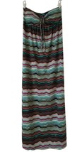 Silvergate maxi top strapless dress zig-zag lines M - £31.86 GBP