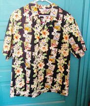 Vintage Evergreen Island Hawaiian Shirt Size X Large 52&quot; Chest Made in Hawaii - £27.17 GBP