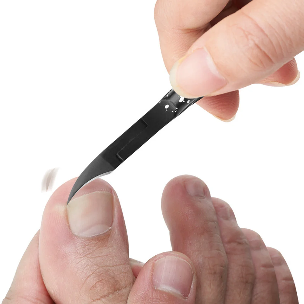 Sporting Black Toenail Ingrown Nail Art Cuticle Nipper Clipper Edge Cutter Manic - £23.82 GBP