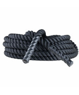 1.5 in. x 50 ft. Rhino Poly Training Rope, Black - £151.38 GBP
