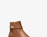 MICHAEL MICHAEL KORS Jilly Faux Pebbled Leather Ankle Boot 7.5US Luggage - £59.56 GBP