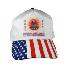 Veterans of Foreign Wars Life Member Cap Hat Post 2001 Buckhead Ridge FL... - £14.60 GBP