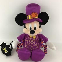Disney Store Mickey Mouse Spider Costume Halloween 16&quot; Plush Stuffed Ani... - £23.26 GBP