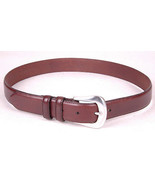 Genuine Leather Belt-Amanda Smith-Size L-Brown-RN13711-30-34&quot; - $20.35 CAD