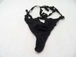 Adore Me Women&#39;s Risque Thong Panty 00462 Black Size XS - $87.35 MXN