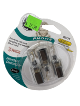 GE Handset Detangler 3 Pack Black Set of 3 NEW - $9.49