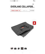 Rough Country 117512 Black Fabric Overland Collapsible Fire Pit Carry Ba... - €30,59 EUR
