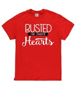 Busted for Stealing Hearts Valentines Day Shirt, Valentines Day Shirt fo... - £11.81 GBP+