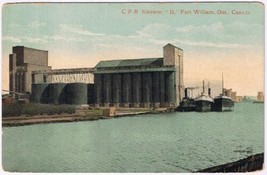 Postcard CPR Canadian Pacific Railway Elevator D Fort William Ontario - £3.90 GBP