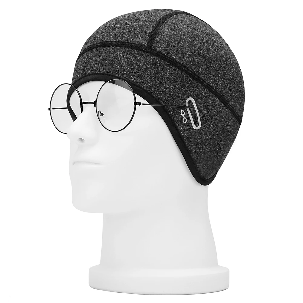 Winter Thermal Cycling Cap Men Winter Warm Fleece Ear Protection Cap Under MTB - £9.42 GBP+