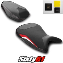 BMW S1000R Seat Covers and Gel 2021 2022 Red White Luimoto Tec-Grip Suede - £301.71 GBP