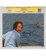 Richard Dreyfuss SIGNED CGC SS Steven Spielberg&#39;s Jaws Movie Poster Photo - £234.64 GBP