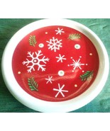 Longaberger Snowflake Coaster Holiday Pint Crock Lid - £7.91 GBP