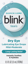 BAUSCH + LOMB BLINK TEAR DRY EYE LUBRICATING EYE DROPS .5 OZ 05/2026 NEW - $8.90