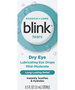 BAUSCH + LOMB BLINK TEAR DRY EYE LUBRICATING EYE DROPS .5 OZ 05/2026 NEW - €7,63 EUR