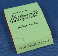 Vintage Harleysville Assicurazione Handymender di Cucito Kit Pubblicità Busta - £24.42 GBP