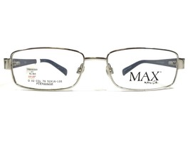 Max Por Max Cole OLLIE O 02 Col 70 Gafas Monturas Azul Plata 52-16-135 - £25.85 GBP