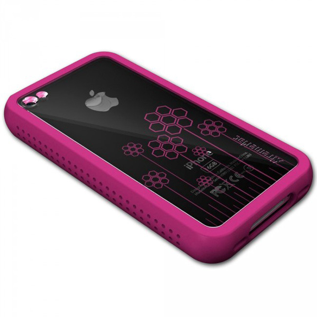 XtremeMac iPhone 4 Pink Microshield Tatu Silicone Case