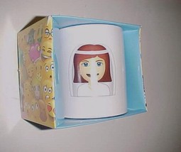 Emoji Coffee Mug Bride With Veil Ceramic Tea Coffee Cup 4&quot; White 10139 New - $7.65