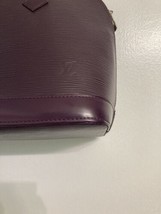 Louis Vuitton Alma Satchel Purple Handbag Purse Authentic - £768.55 GBP