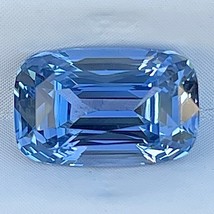 2.39 Cts Natural Ceylon Sky Blue Color Sapphire Cushion Cut Loose Gemstone - £877.26 GBP