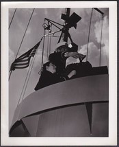 WWII US Naval Training School (WR) Bronx NY Photo #27 WAVE Officer on Ship - $19.75
