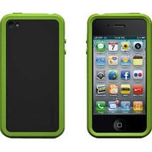 XtremeMac iPhone 4 Green Tuffwrap Accent Silicone Case  - £7.85 GBP