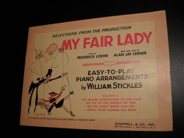 Sheet Music Selections from My Fair Lady 1956 Piano Arrangements Lerner Loewe - £7.86 GBP