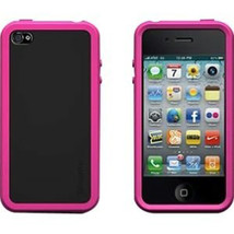 XtremeMac iPhone 4 Pink Tuffwrap Accent Silicone Case  - £7.96 GBP