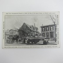Postcard Richmond Indiana Tree Transplanting J.M. Garr House Antique 1909 RARE - £23.76 GBP