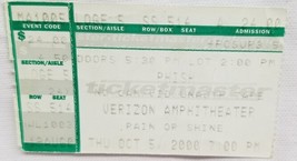 PHISH - VINTAGE VERIZON AMPHITHEATER 10/5/2000 CONCERT TICKET STUB - $190.07 MXN