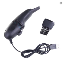 Mini USB Keyboard Vacuum Cleaner – Dust Remover Brush for Laptop &amp; PC - £9.64 GBP