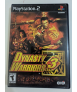Dynasty Warriors 3 PS2 PlayStation 2 w/Manual - $16.82