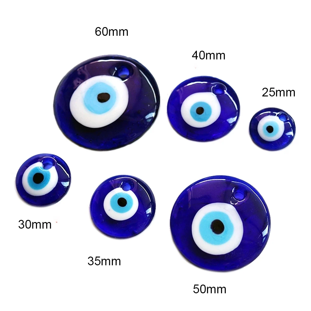 Play MeiA Charms For Jewelry Making GlA Lucky Eye Blue Turkish Evil Eye Pendant  - £22.91 GBP