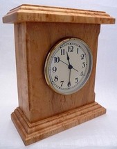 California Artisan Classic Birdseye Maple Mantel Clock - £140.61 GBP