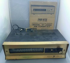 Extremely Rare Paco Kits Model ST-25MX FM Tuner Kit Tube Style With Manual - £117.88 GBP