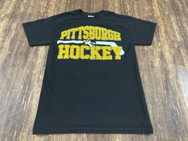 Pittsburgh Penguins Men’s Black NHL Hockey Shirt - Medium - £2.75 GBP