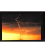 Sunset Tornado  Weather Phenomenon Picture Postcard  - £3.94 GBP