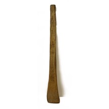 Antique Primitive Hand Carved Wooden Spatula Mixing Paddle Kitchen Tool 21&quot; - £19.75 GBP