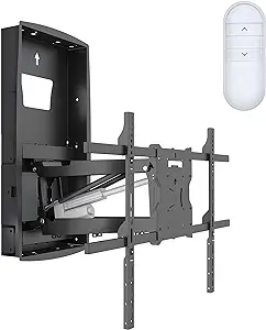 Motorized Fireplace Tv Wall Mount, Electric Tv Mount With Height Adjusta... - $1,297.99