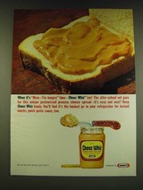 1966 Kraft Cheez Whiz Ad - When it's Mom - I'm hungry time - Cheez Whiz 'em! - $18.49