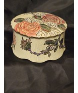 Vintage TOYO Round Covered Rose Gold Gilt Dish Trinket Jewelry Candy 2 1/2 - $623.10 MXN