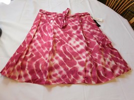 West 38th Women&#39;s Ladies Knee Length Skirt Size 12 Raspberry pink white ... - £43.09 GBP