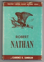 Clarence K. Sandelin ROBERT NATHAN First edition Hardcover Literary Stud... - $13.49