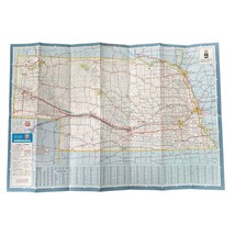 Vintage Nebraska Road Map 1969 Phillips 66 - £9.43 GBP