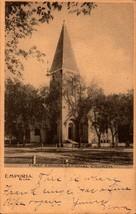 Emporia KS-Kansas, First Congregational Church, Antique 1906 UDB Postcard BK60 - £5.41 GBP