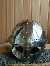 Medieval LARP SCA Knight Warrior Chainmail Armor Costume gift larp Viking Helmet - £52.47 GBP