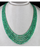 Certified Natural Emerald Round Beads 263 Ct Colombian Stone Important N... - €1.962,43 EUR