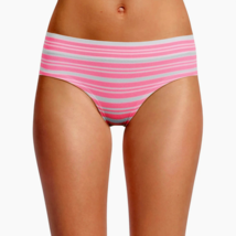 No Boundaries Women&#39;s Seamless Hipster Panties Size X-SMALL Pink White S... - $11.64